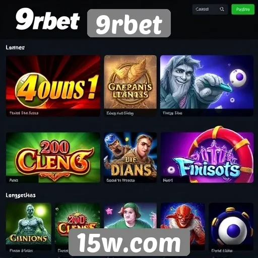Análise dos jogos disponíveis no site 9rbet