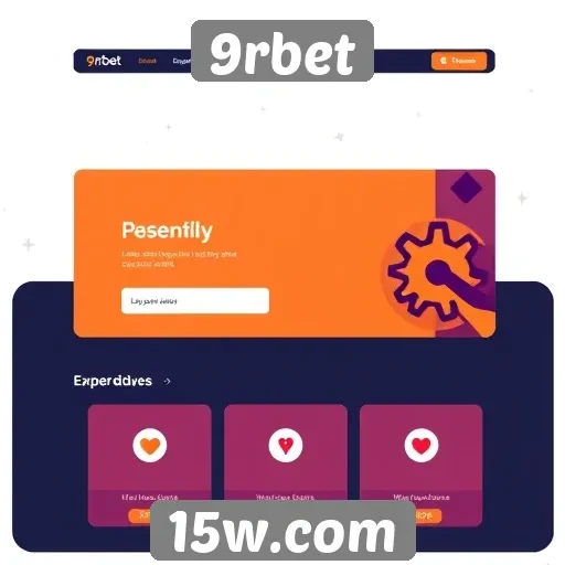 Interface do usuário do site 9rbet é intuitiva